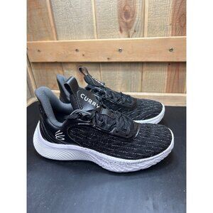 Under Armour Curry Flow 9 Basketball Shoes Black & White Mens 6 Womens 7.5